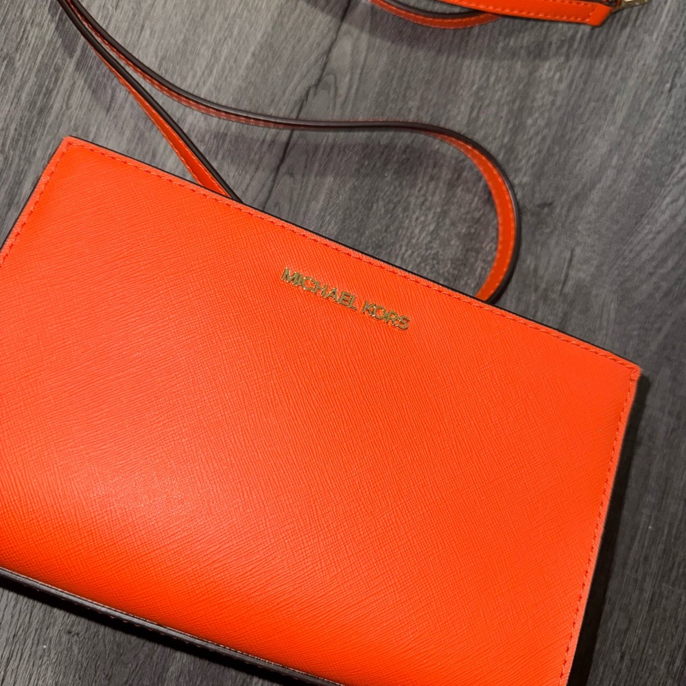 Michael Kors Bold Orange Crossbody Bag